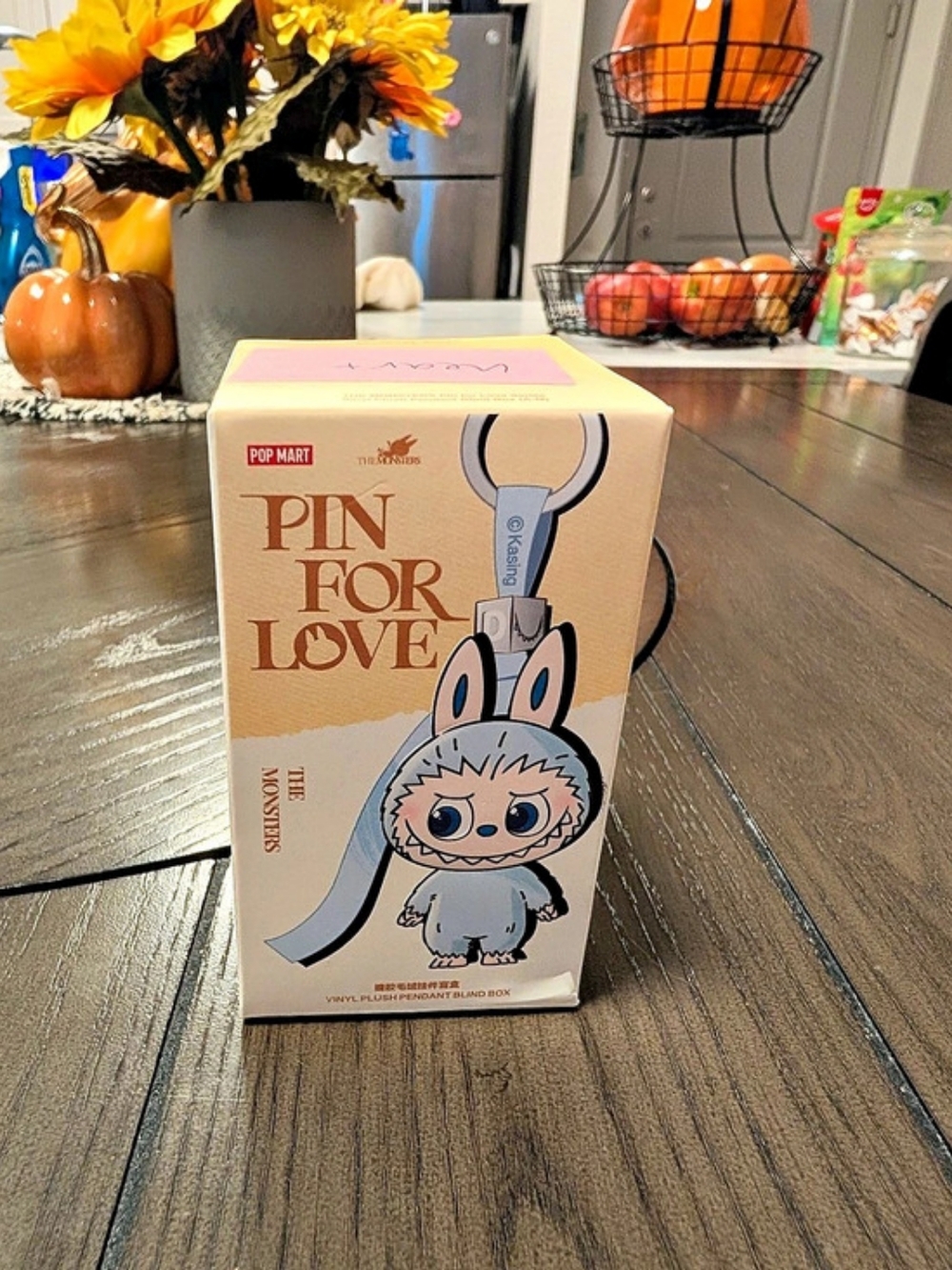 Pop Mart THE MONSTERS Pin for Love Series-Vinyl Plush Pendant Blind Box (A-M)